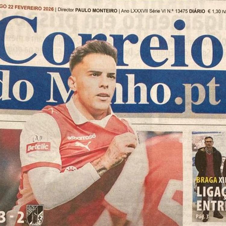 Correio do Minho, 22/02/2026